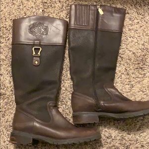 Brown Mid Calf boots
